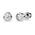 Solitaire Butterfly Earring (Round), 0.6 ct — 102-10010(4.2)