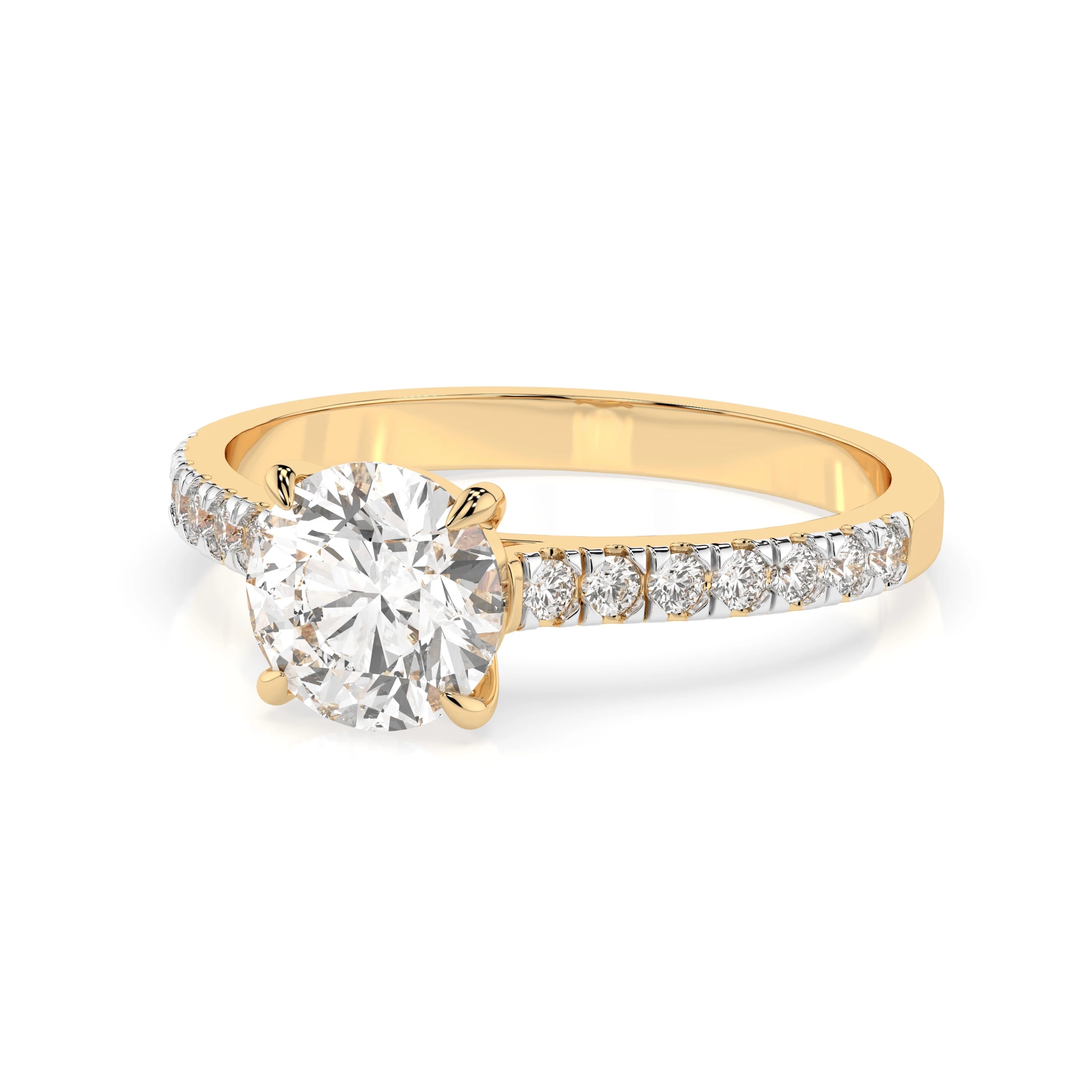 Solitaire Eternity Ring (Round), 1.0 ct — 101-10094(6.5)