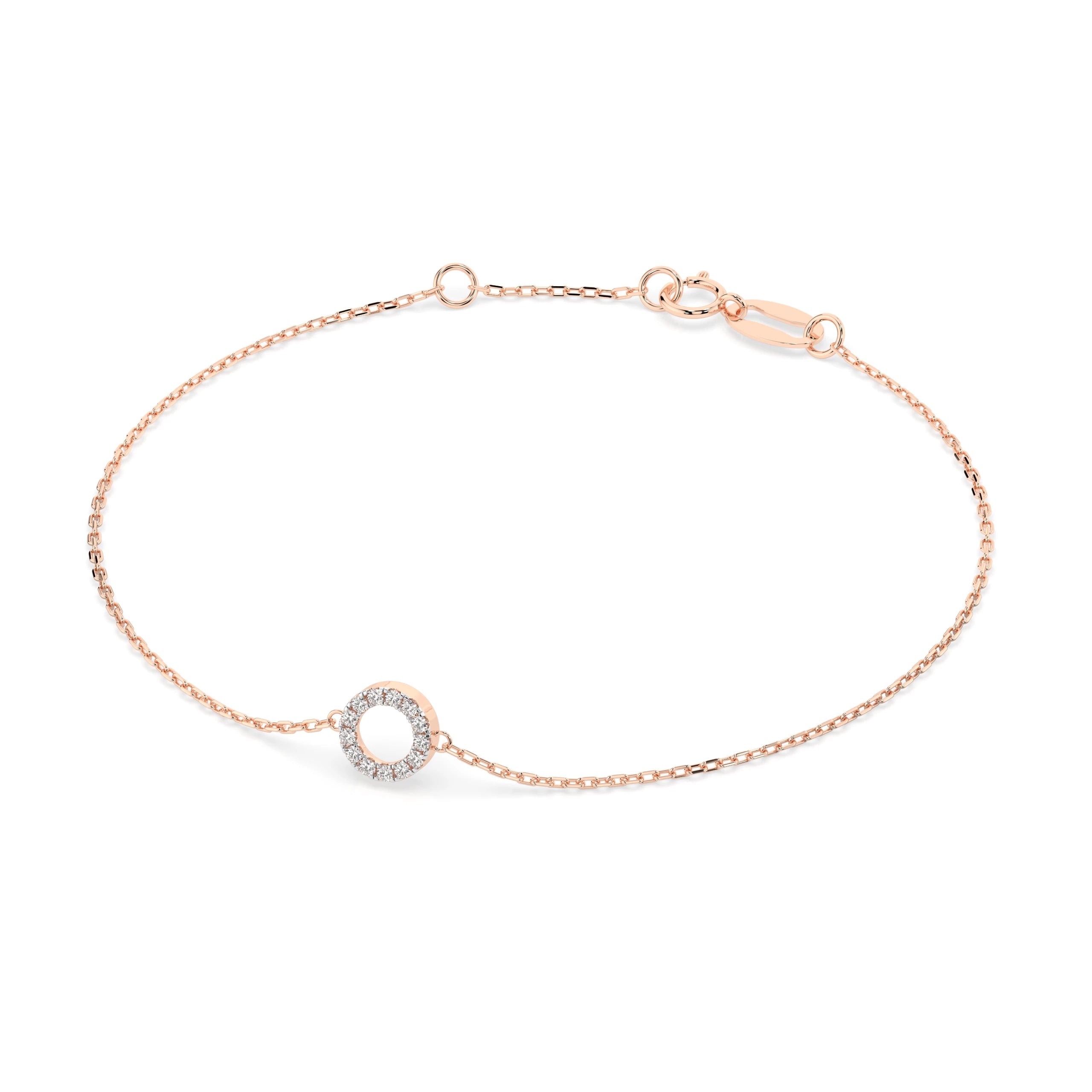 Minimalism Bracelet (Round), 0.07 ct — 105-10015