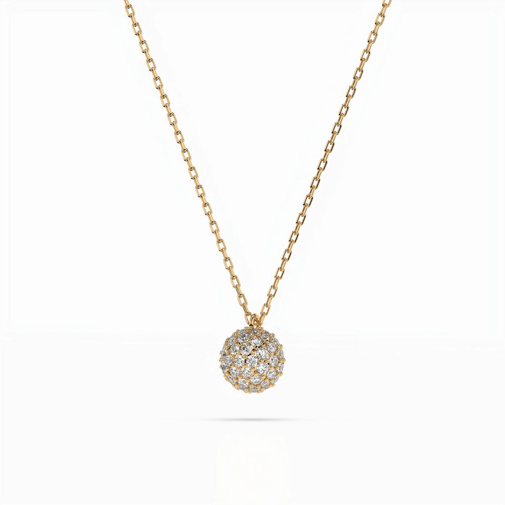 Illusion Necklace (Round), 0.23 ct — 104-10065