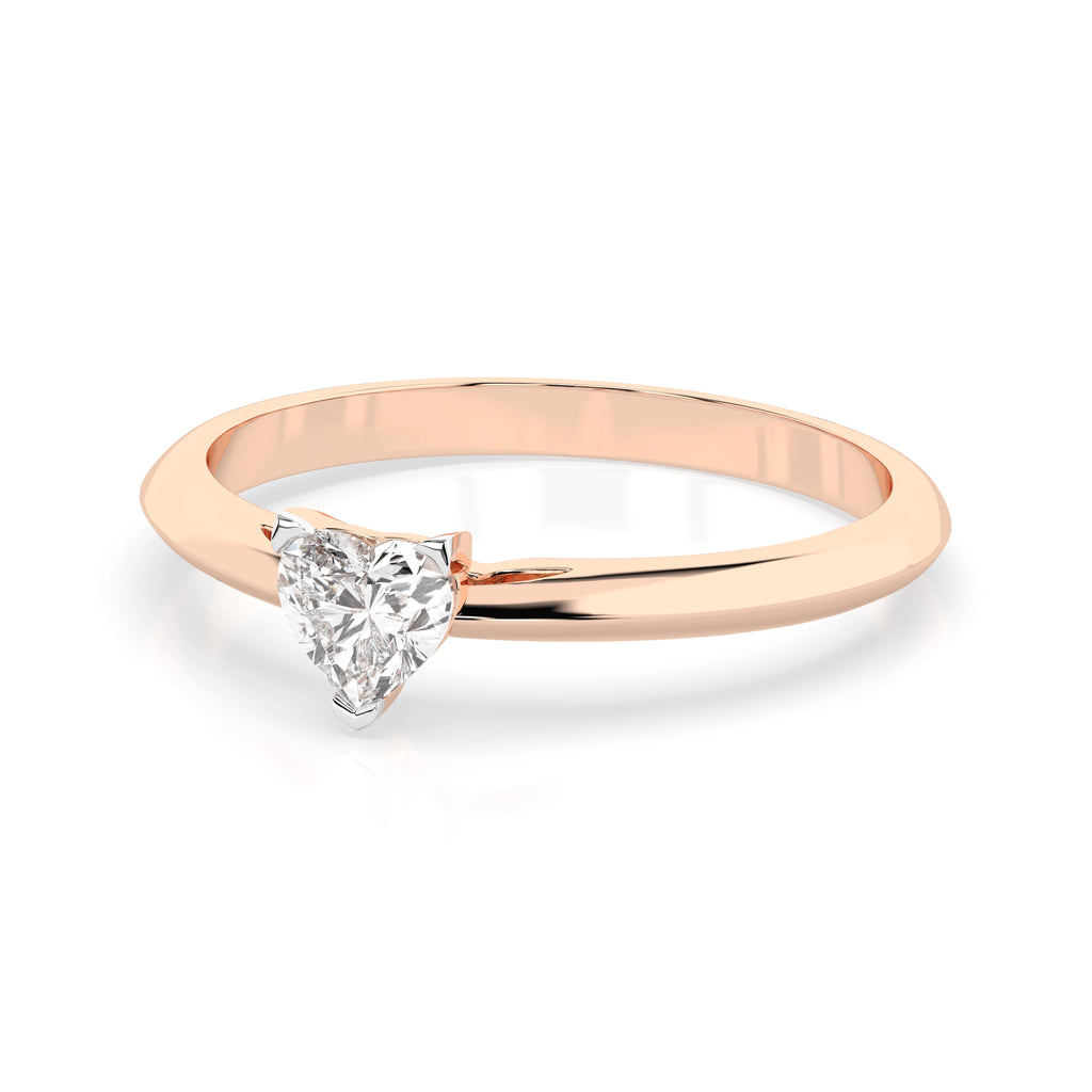 Solitaire Ring (Heart), 0.3 ct — 101-10190(0.30)HRT