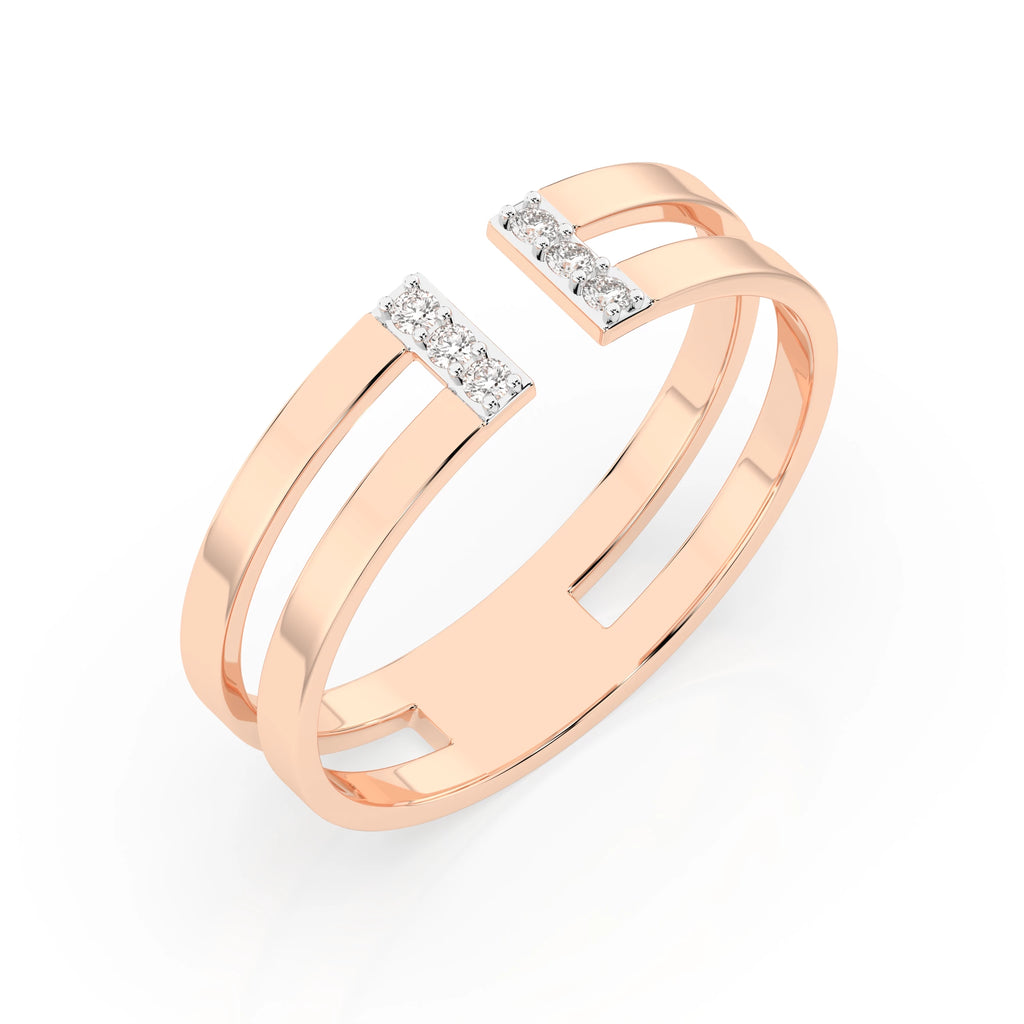 Minimalism Ring (Round), 0.06 ct — 101-10163