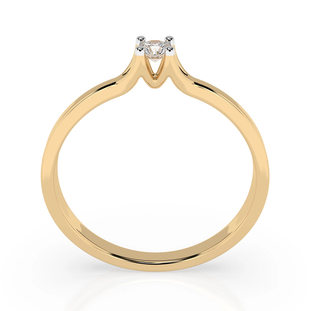 Solitaire Ring (Round), 0.06 ct — 101-10033(2.5)