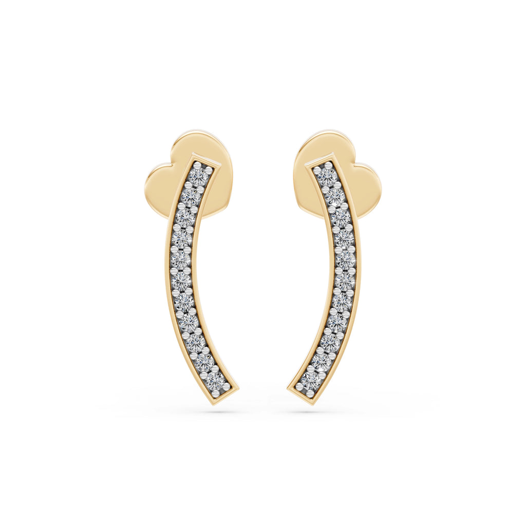 Minimalism Earring, 0.13 ct — 102-10065
