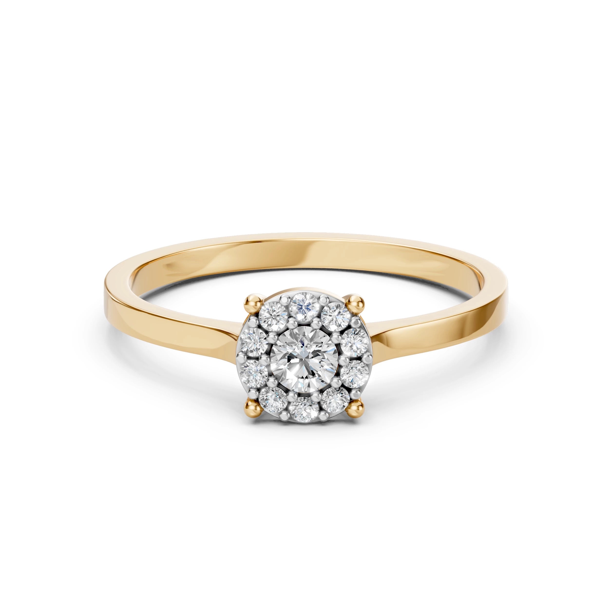 Solitaire Eternity Ring (Round), 0.15 ct — 101-10017/1(3.4)