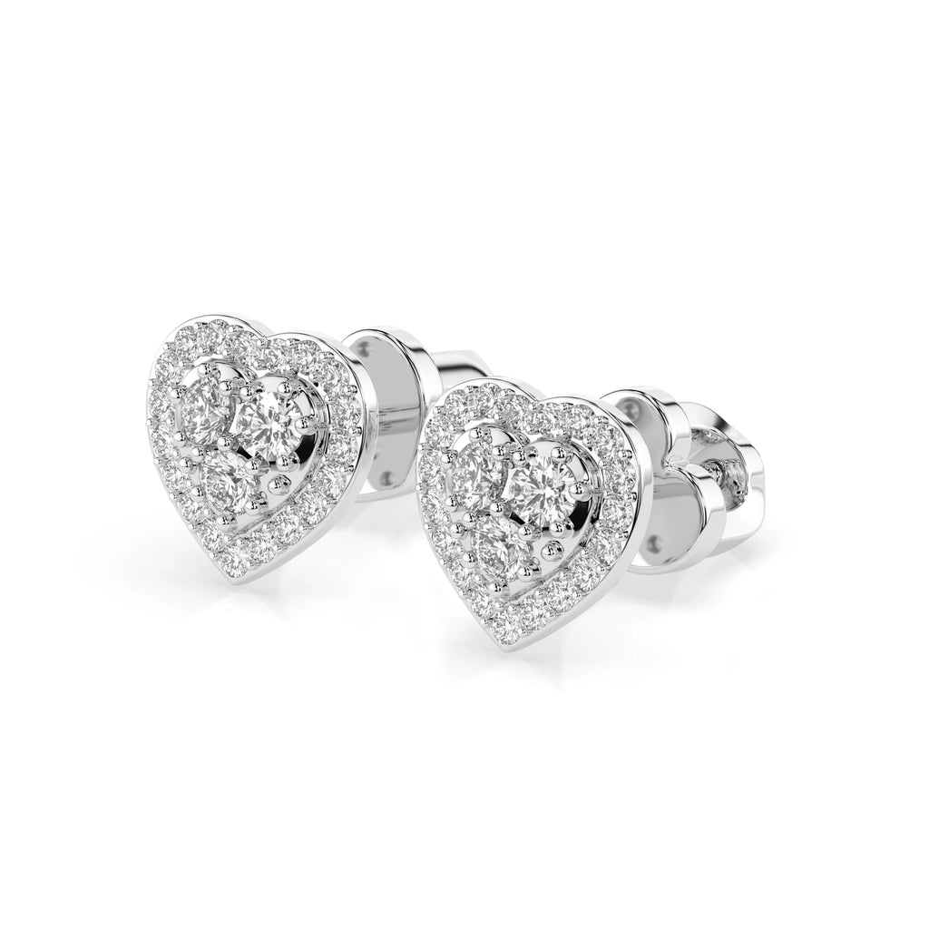 Illusion Earring (Round), 0.17 ct — 102-10096