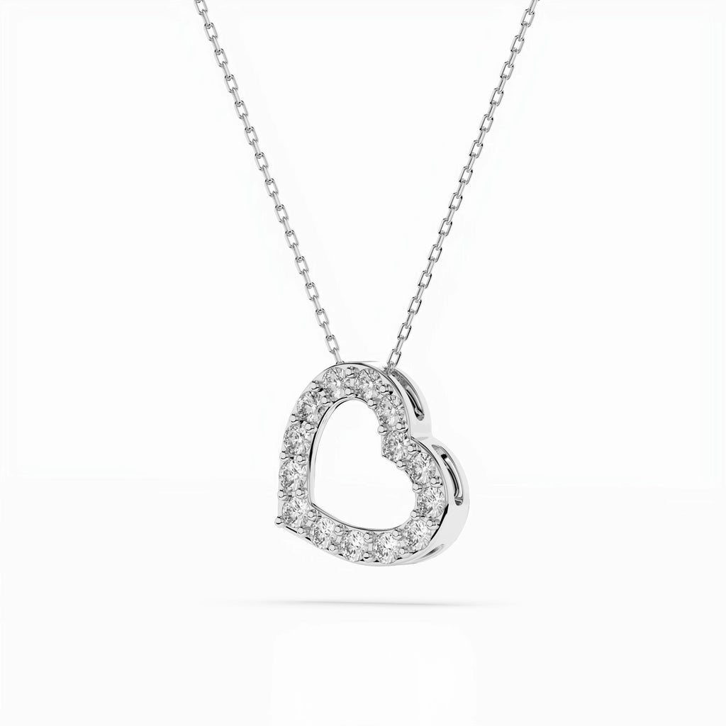 Minimalism Necklace (Round), 0.35 ct — 104-10061