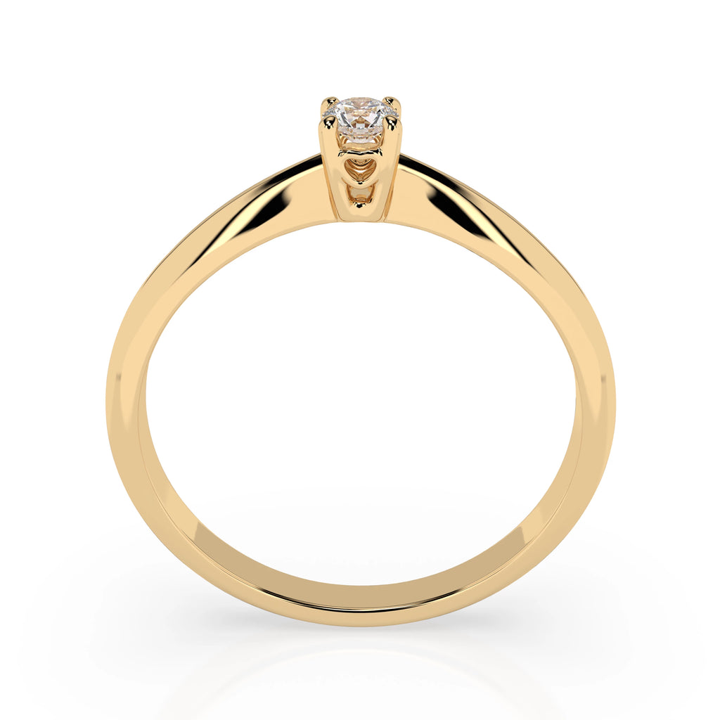 Solitaire Ring (Round), 0.06 ct — 101-10035(2.5)