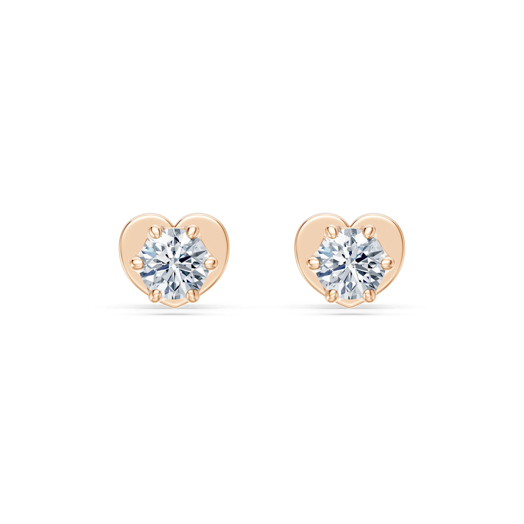 Solitaire Butterfly Earring, 0.3 ct — 102-10040/1(3.4)