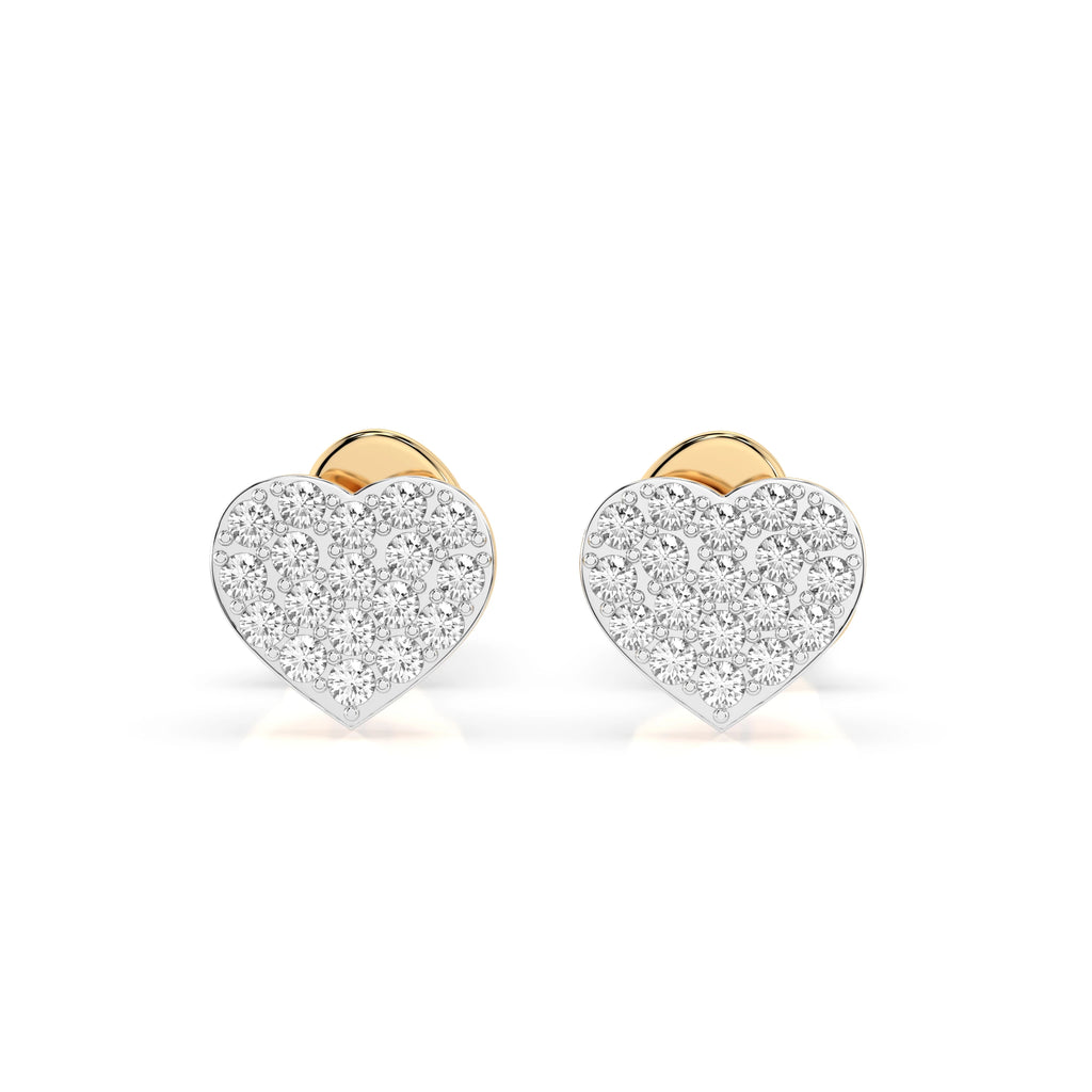 Illusion Earring (Round), 0.18 ct — 102-10097