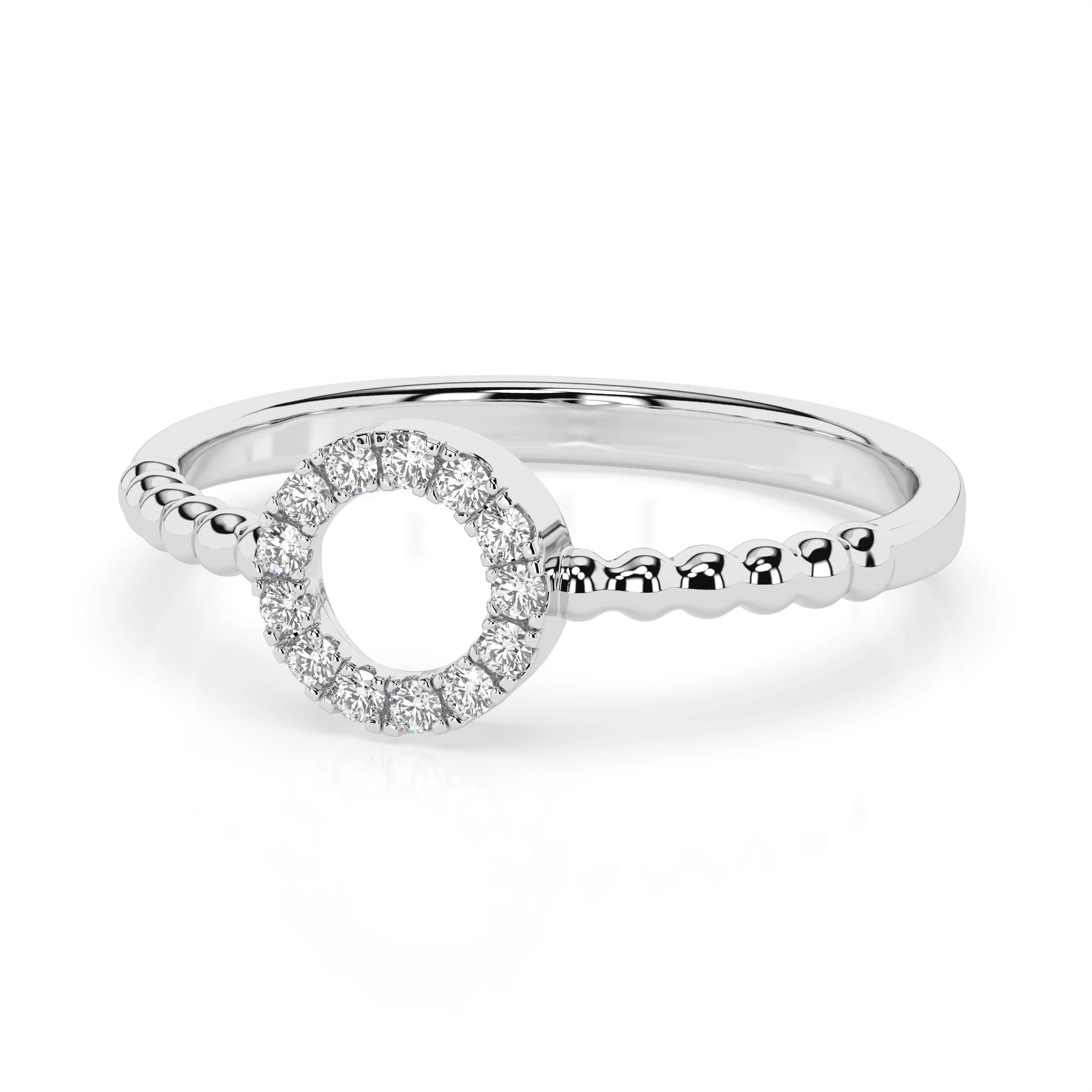 Minimalism Ring (Round), 0.08 ct — 101-10055