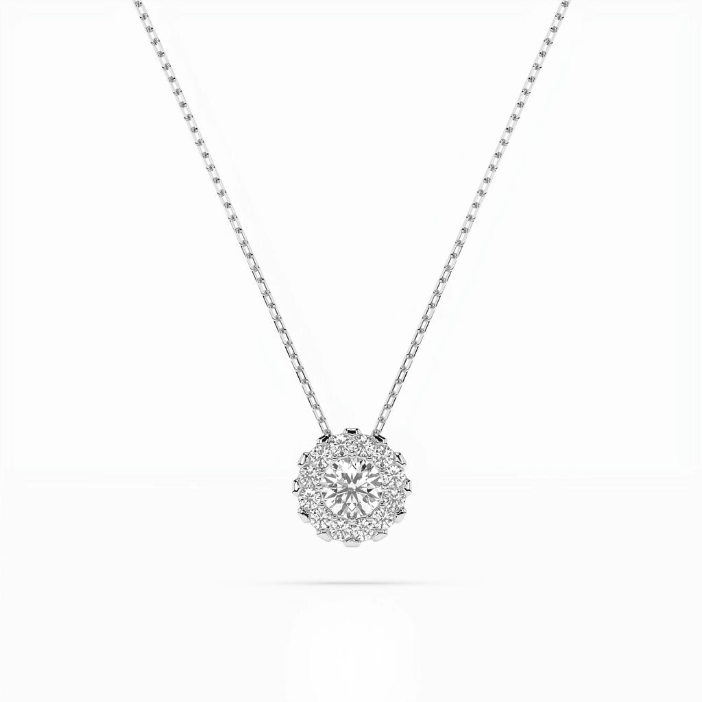 Solitaire Eternity Necklace (Round), 0.1 ct — 104-10044(3.0)