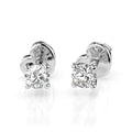 Solitaire Butterfly Earring (Round), 0.3 ct — 102-10012/1(3.4)