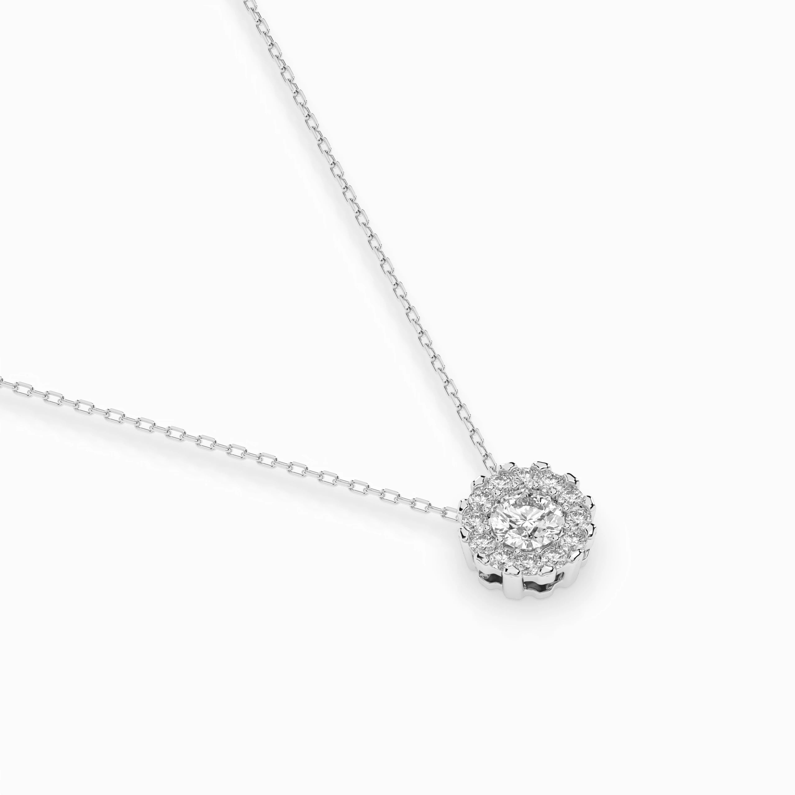 Solitaire Eternity Necklace (Round), 0.1 ct — 104-10044(3.0)