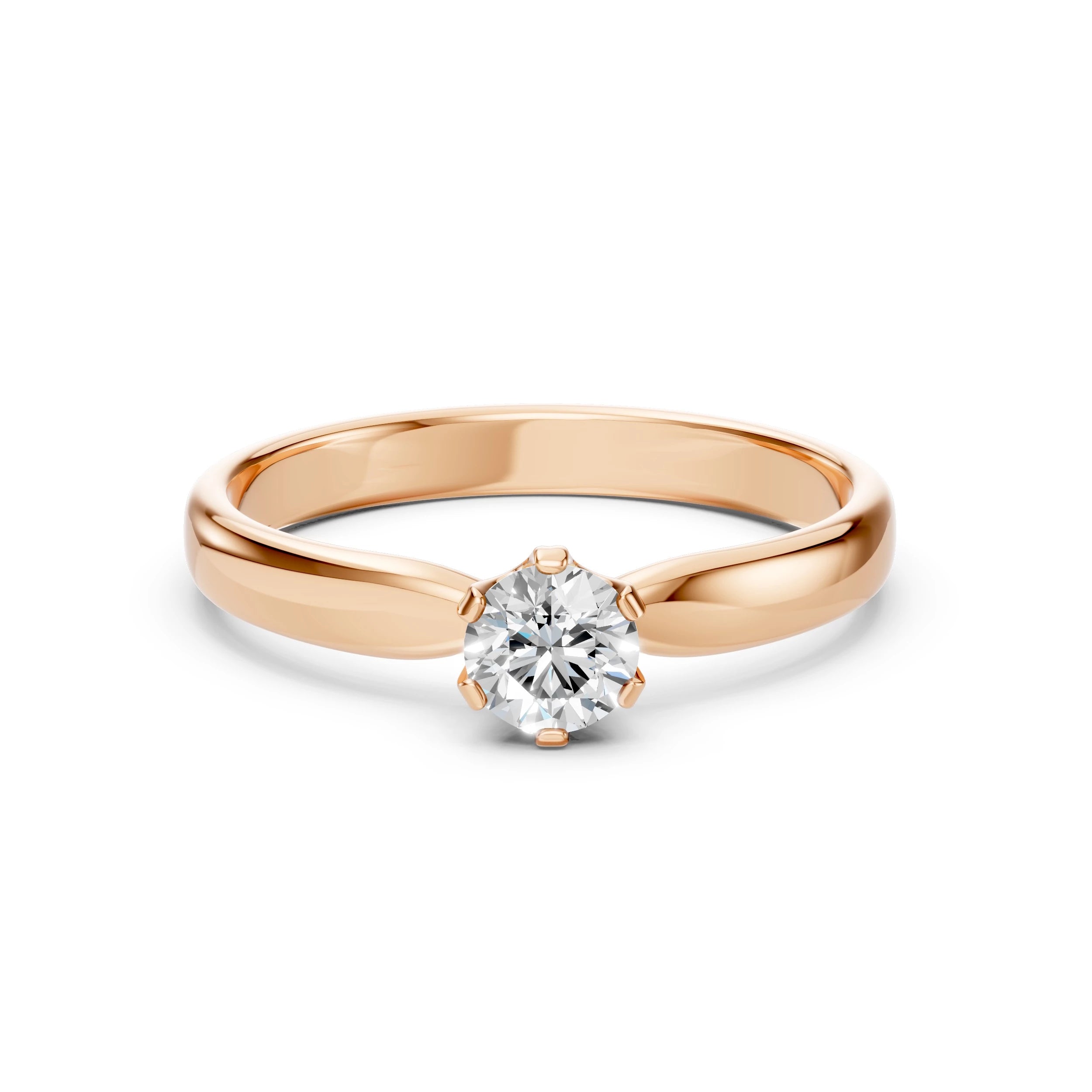 Solitaire Ring (Round), 0.45 ct — 101-10040(4.8)