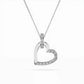Minimalism Necklace (Round), 0.18 ct — 104-10058
