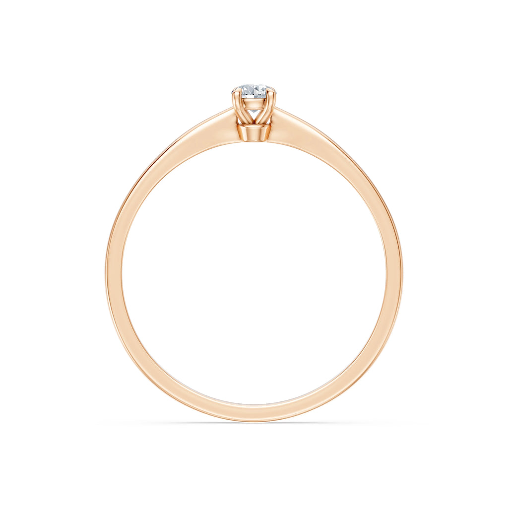 Solitaire Ring, 0.1 ct — 101-10116(3.0)