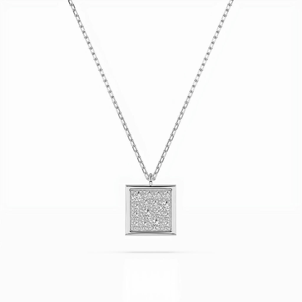 Illusion Necklace (Round), 0.07 ct — 104-10036