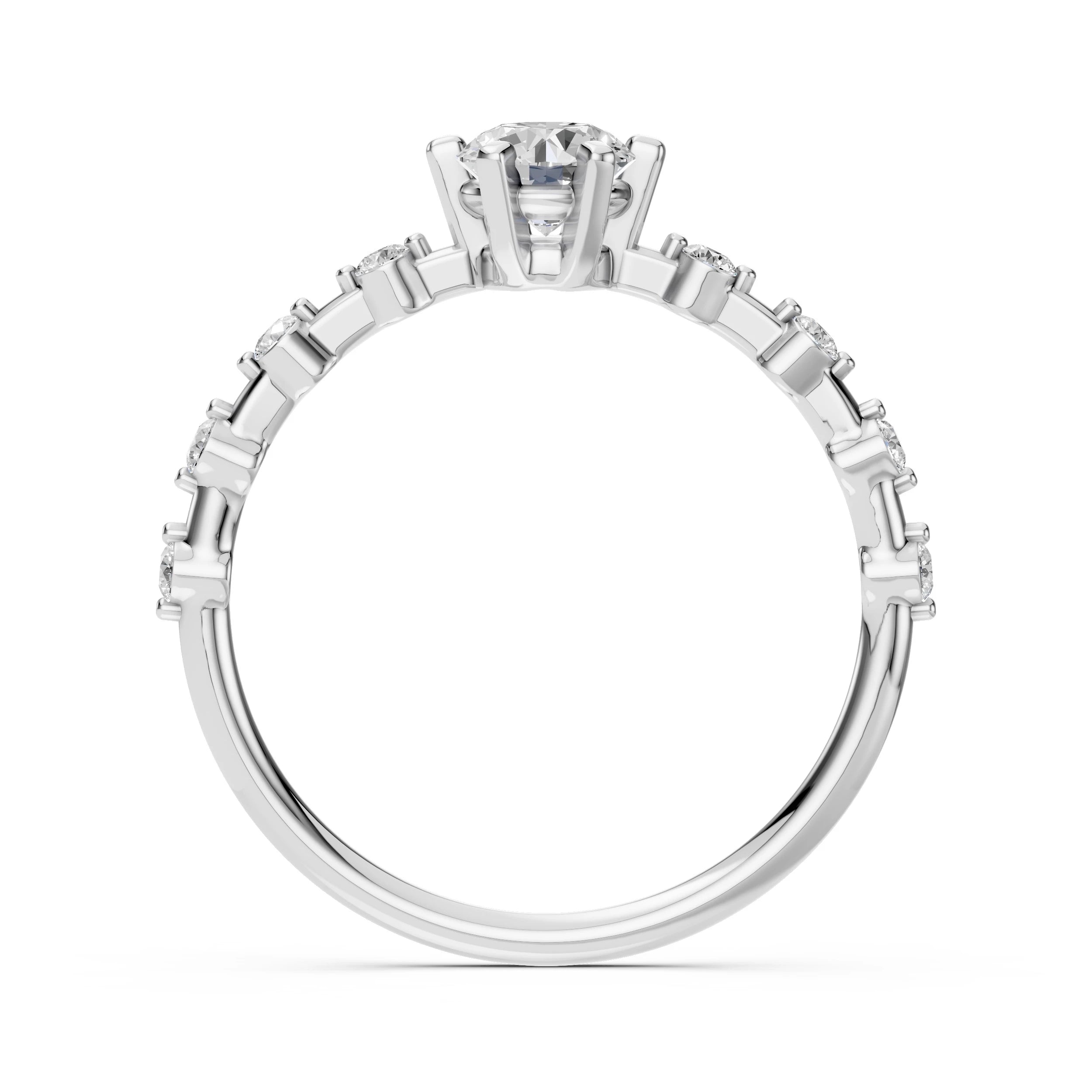 Solitaire Eternity Ring (Round), 0.5 ct — 101-10144(5.1)
