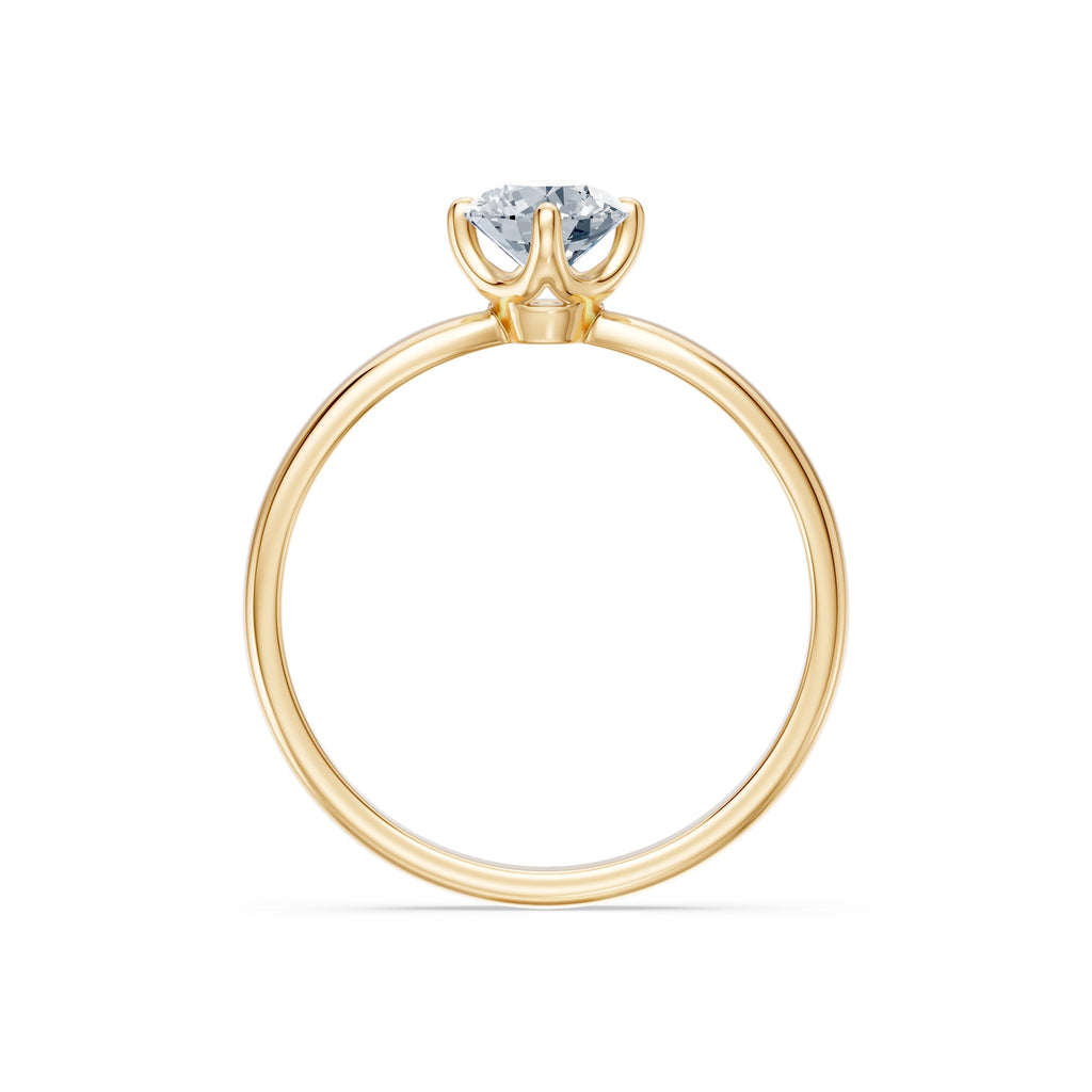 Solitaire Ring, 0.45 ct — 101-10041(4.8)