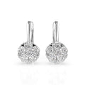 Illusion Earring (Round), 0.3 ct — 102-10015/1(3.4)
