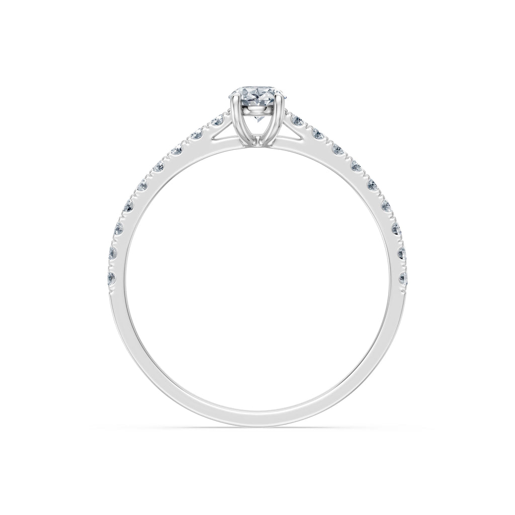Solitaire Eternity Ring, 0.3 ct — 101-10191(0.30)OV