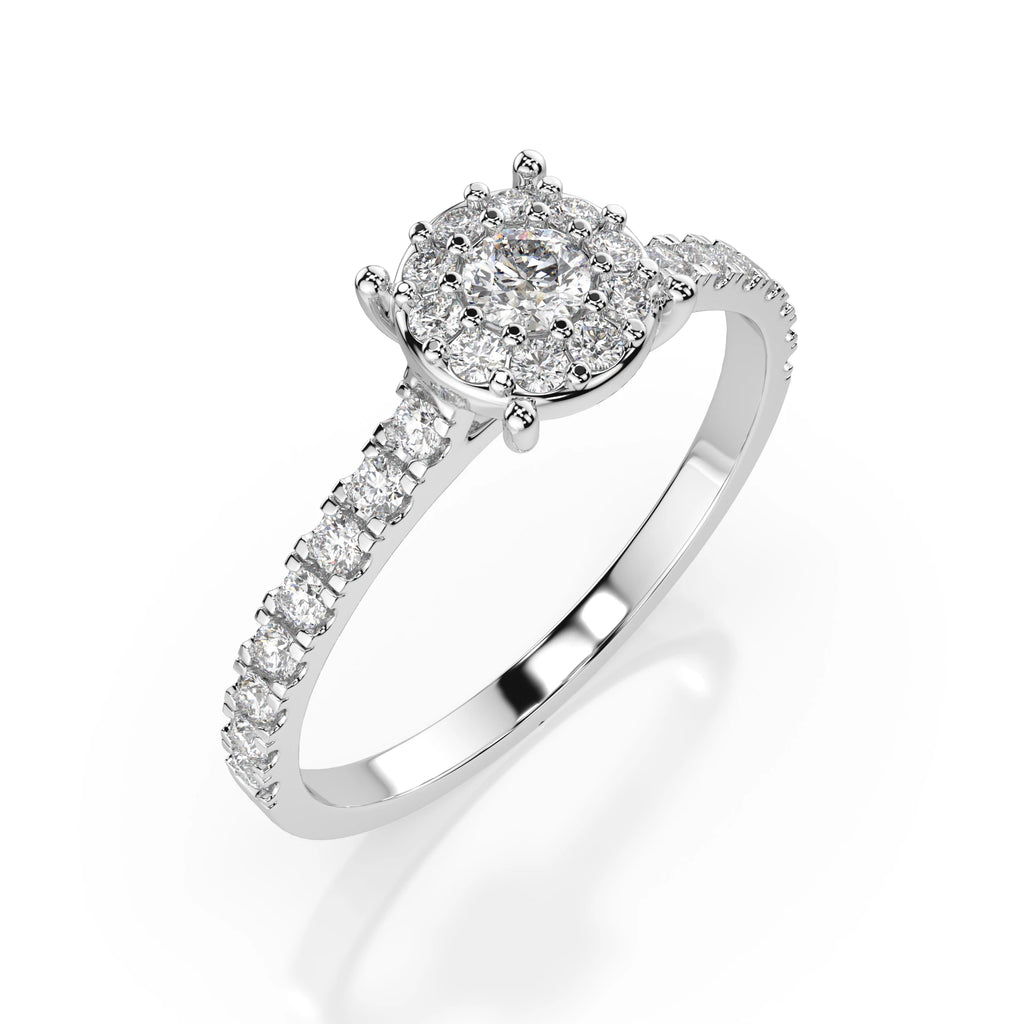 Solitaire Eternity Ring (Round), 0.06 ct — 101-10017(2.5)