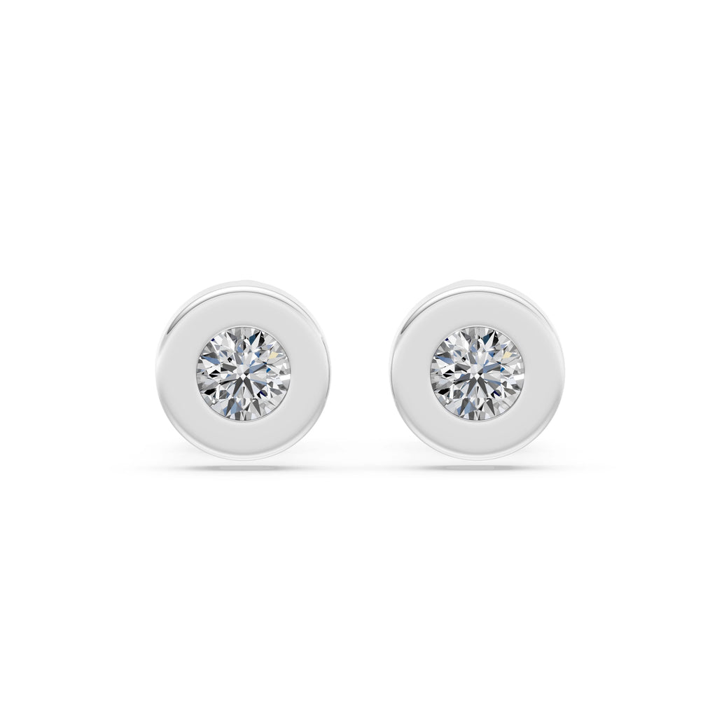 Solitaire Butterfly Earring, 0.4 ct — 102-10050(3.7)