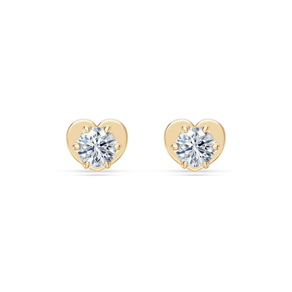 Solitaire Butterfly Earring, 0.2 ct — 102-10040/1(3.0)