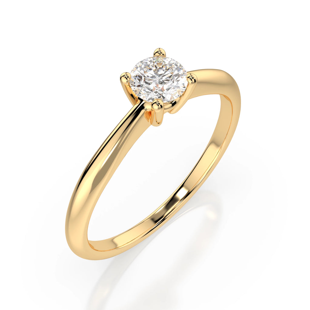 Solitaire Ring (Round), 0.3 ct — 101-10021(4.2)