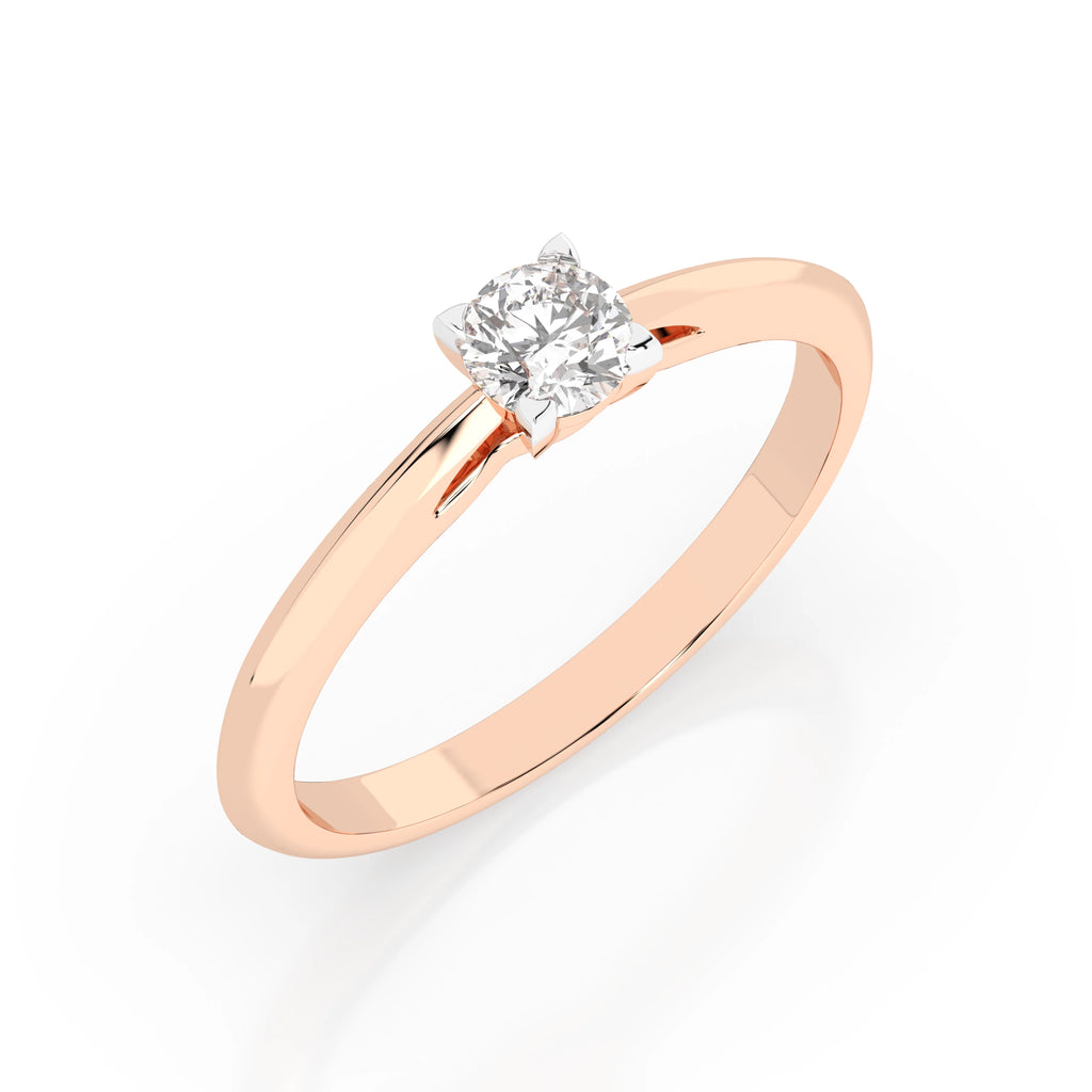 Solitaire Ring (Round), 0.3 ct — 101-10190(0.30)RN