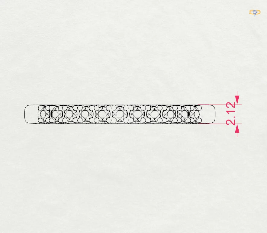 Eternity Ring (Round), 0.22 ct — 101-10044/4
