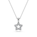 Minimalism Necklace (Round), 0.08 ct — 104-10078
