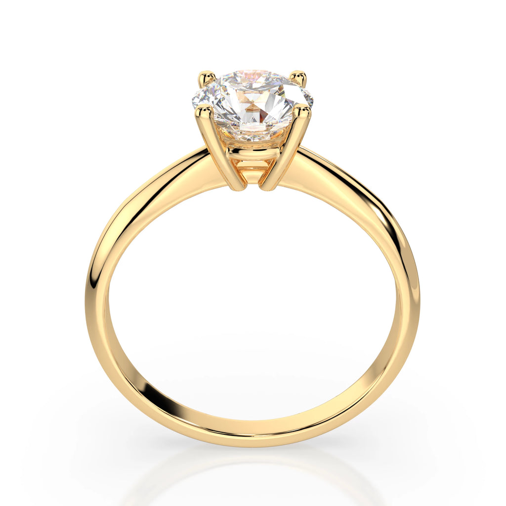 Solitaire Ring (Round), 0.7 ct — 101-10021(5.7)