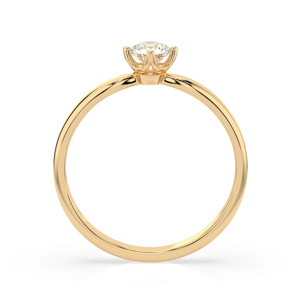 Solitaire Ring (Round), 0.25 ct — 101-10041(4.0)