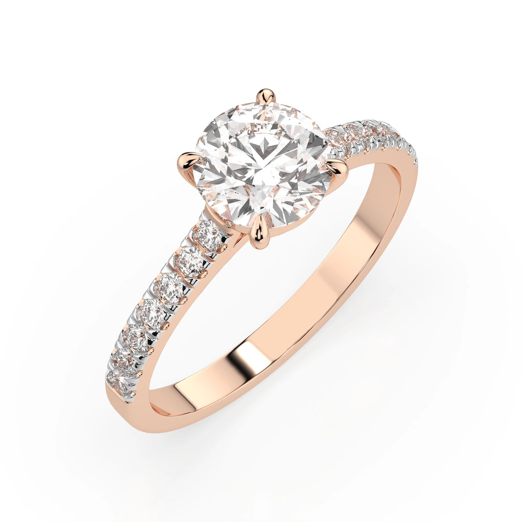 Solitaire Eternity Ring (Round), 1.0 ct — 101-10094(6.5)