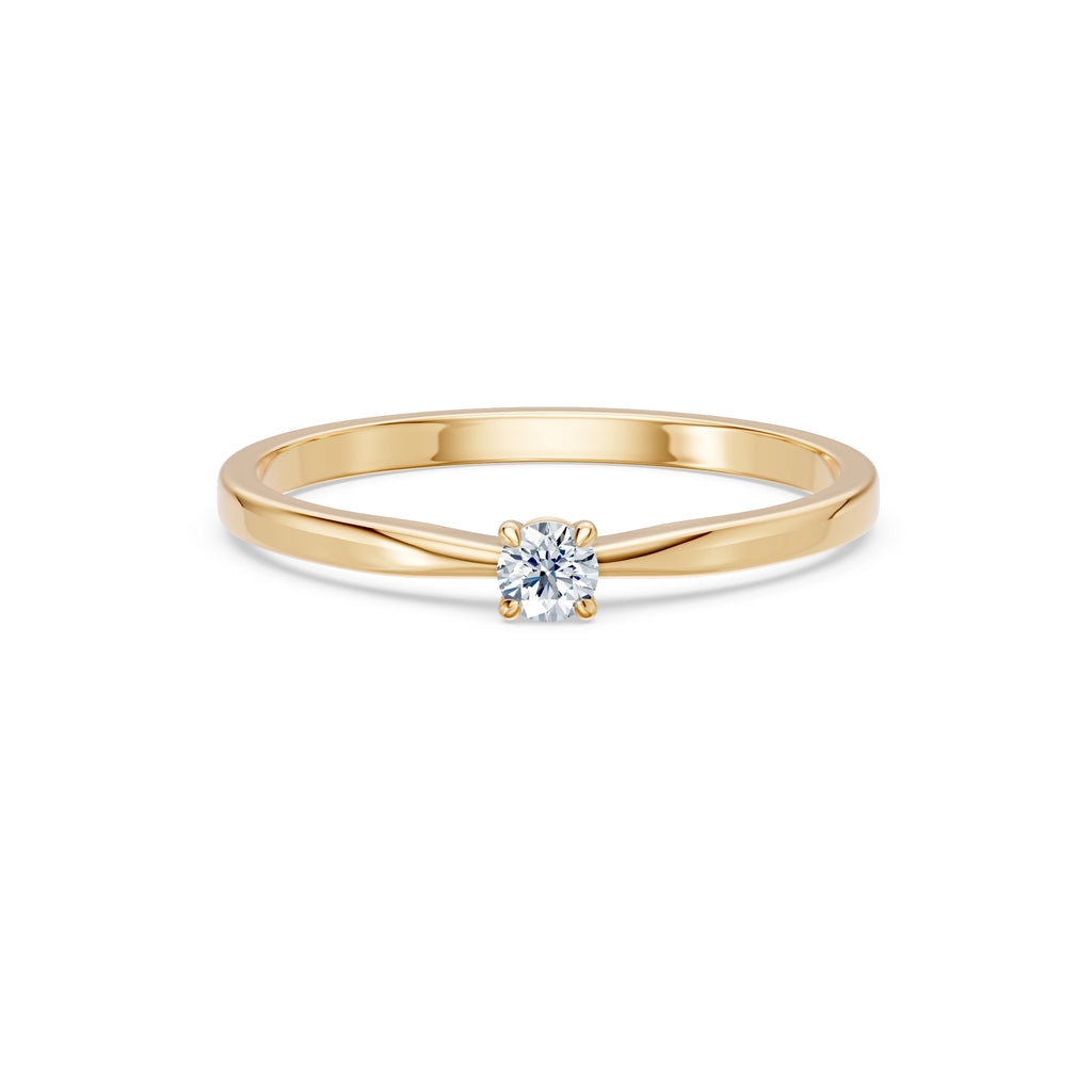 Solitaire Ring, 0.1 ct — 101-10116(3.0)