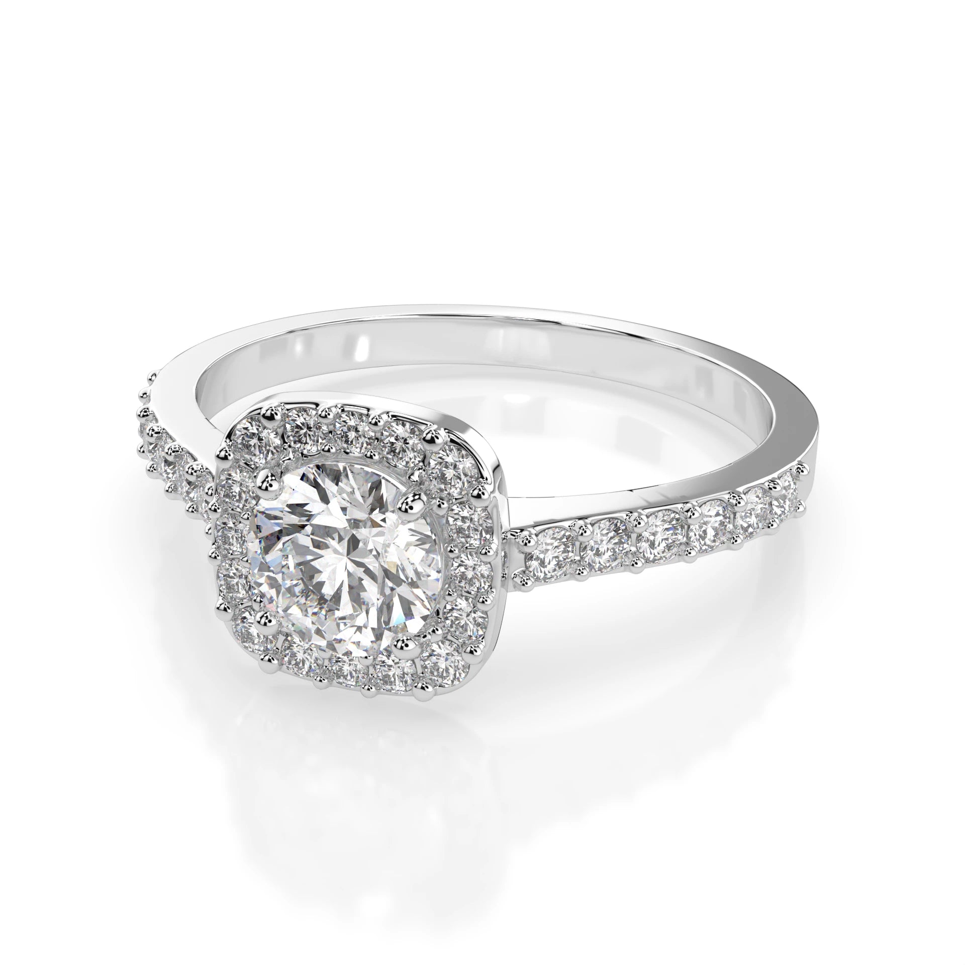 Solitaire Eternity Ring (Round), 0.4 ct — 101-10152(4.7)