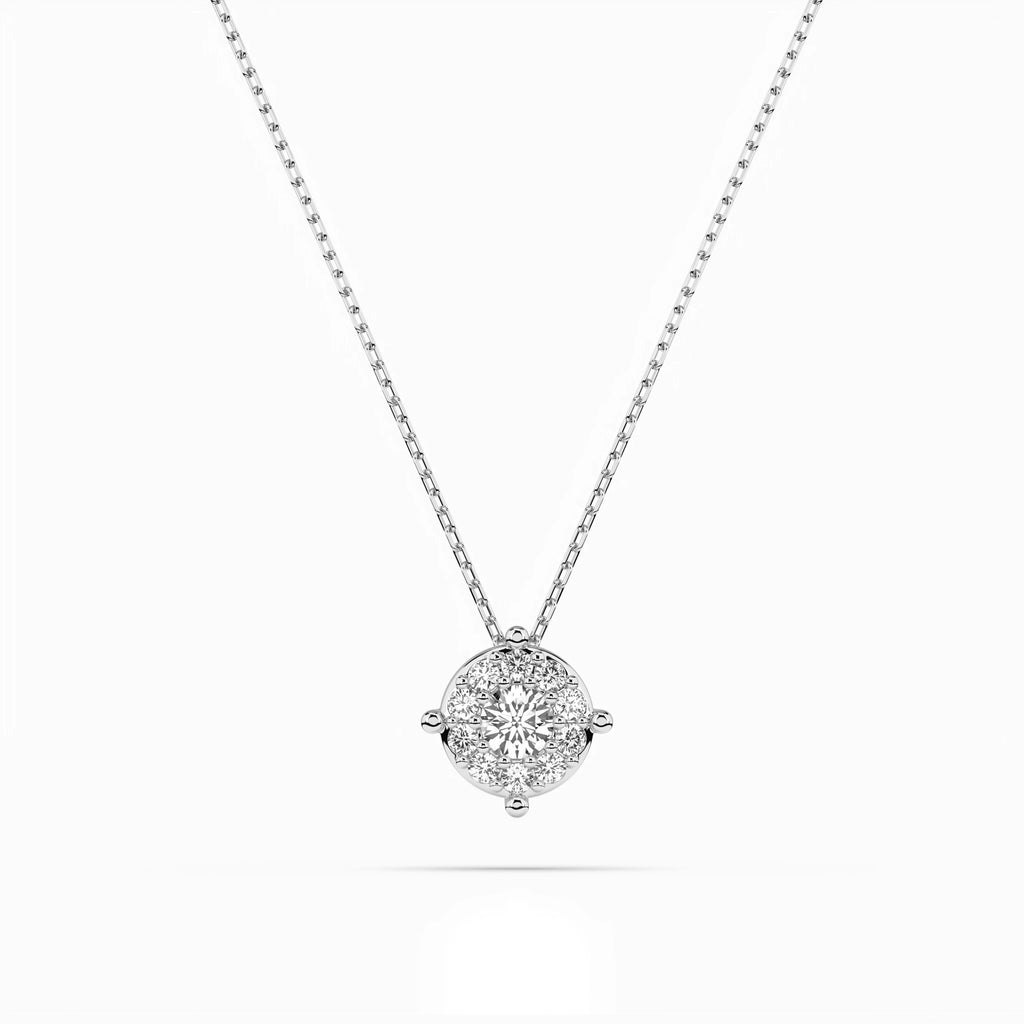 Solitaire Eternity Necklace (Round), 0.06 ct — 104-10001(2.5)