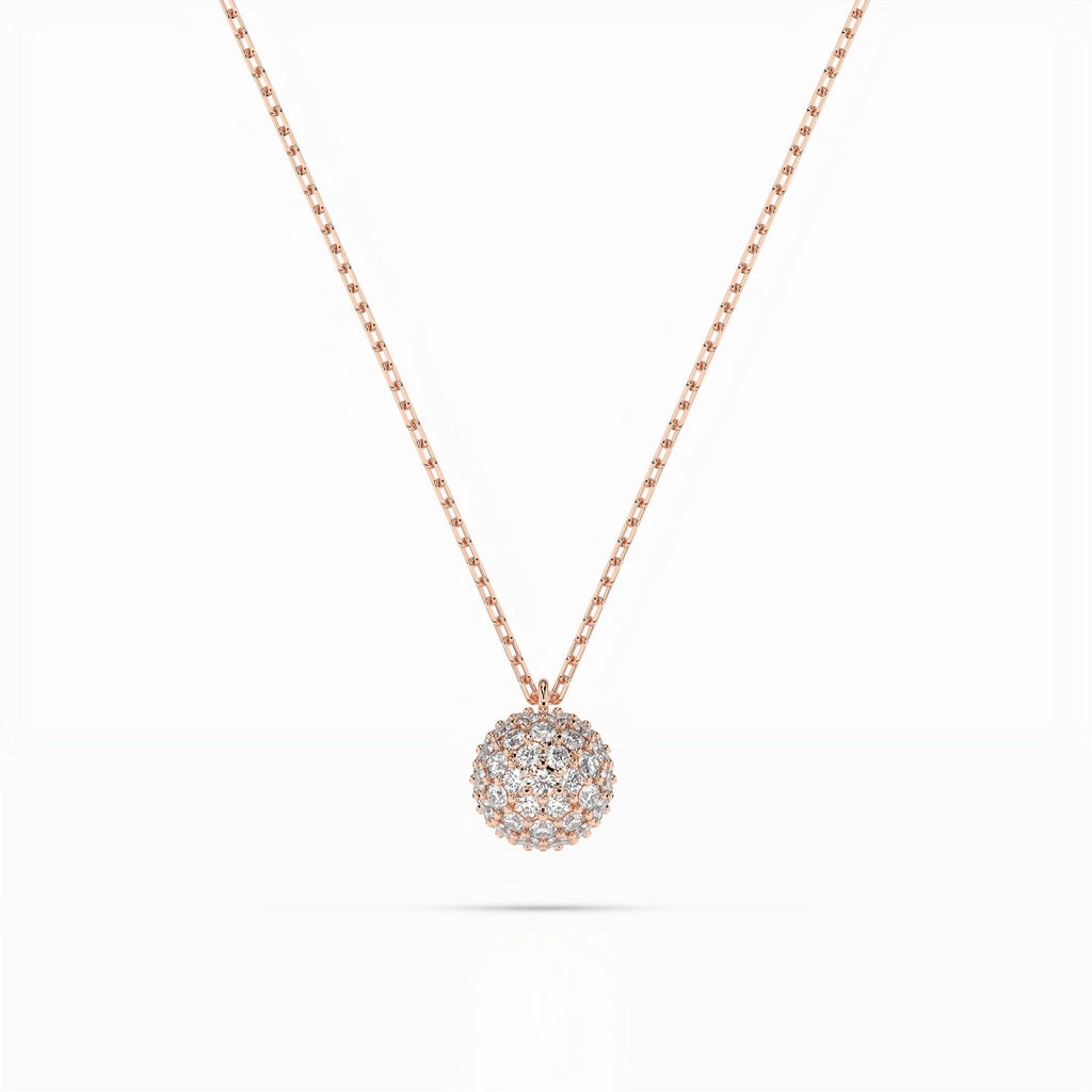 Illusion Necklace (Round), 0.23 ct — 104-10065