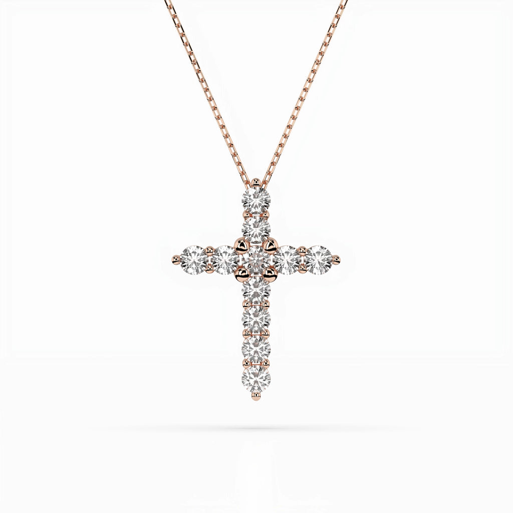 Minimalism Necklace (Round), 0.52 ct — 104-10039(2.3)