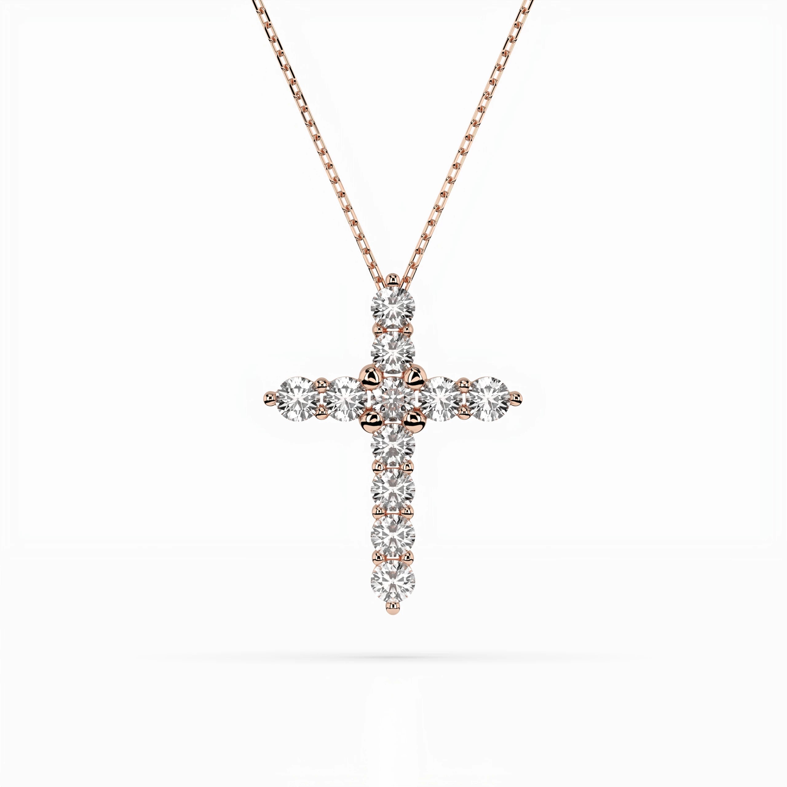 Minimalism Necklace (Round), 0.52 ct — 104-10039(2.3)