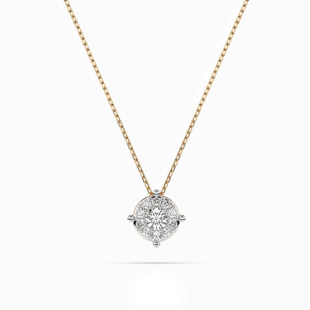 Solitaire Eternity Necklace (Round), 0.06 ct — 104-10001(2.5)