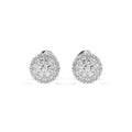 Illusion Earring (Round), 0.46 ct — 102-10090
