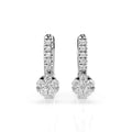 Illusion Earring (Round), 0.06 ct — 102-10015/4(2.0)