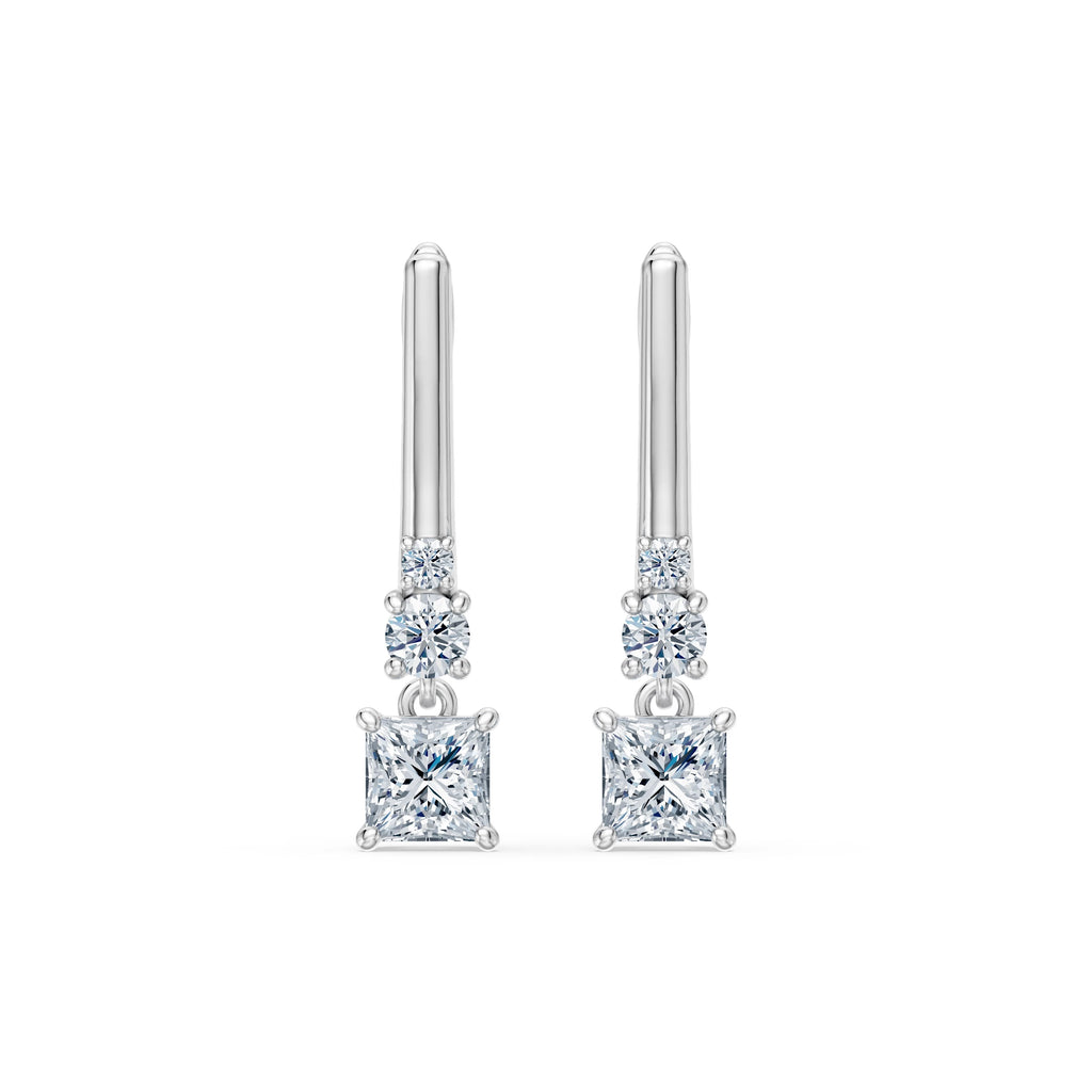 Solitaire Eternity Earring, 0.8 ct — 102-10143(0.40)PR