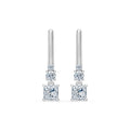 Solitaire Eternity Earring, 0.8 ct — 102-10143(0.40)PR