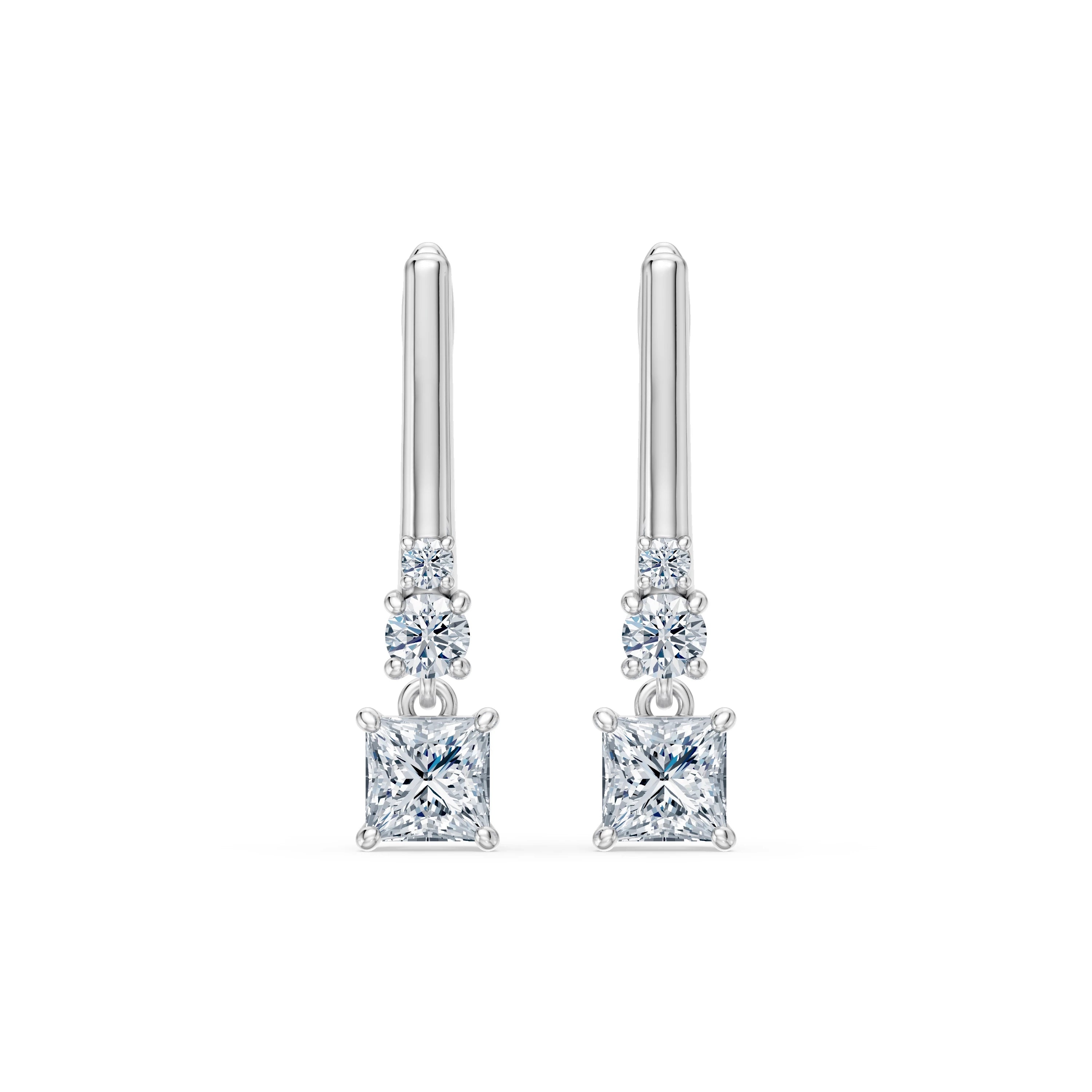 Solitaire Eternity Earring, 0.8 ct — 102-10143(0.40)PR