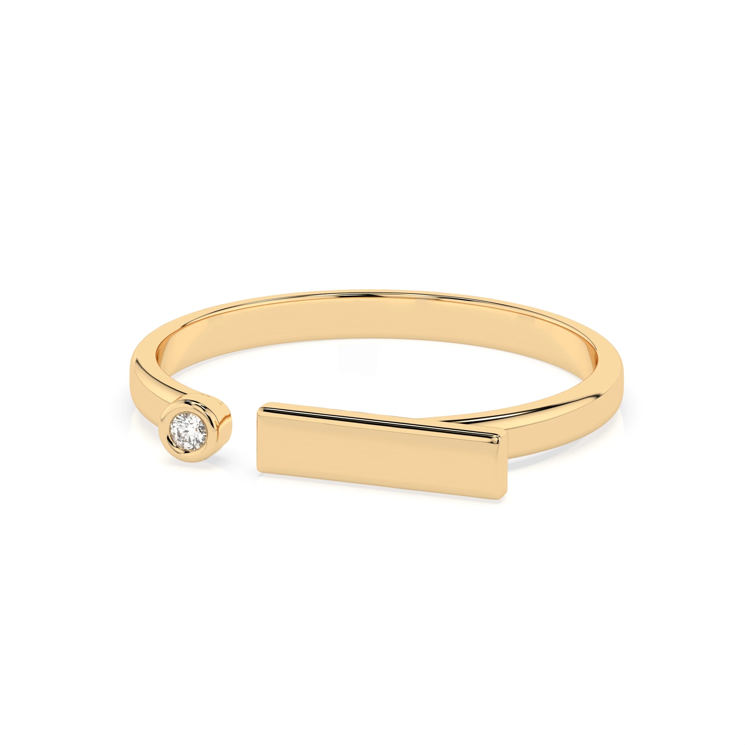 Minimalism Ring (Round), 0.02 ct — 101-10066
