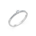 Solitaire Eternity Ring, 0.07 ct — 101-10126/4(2.6)